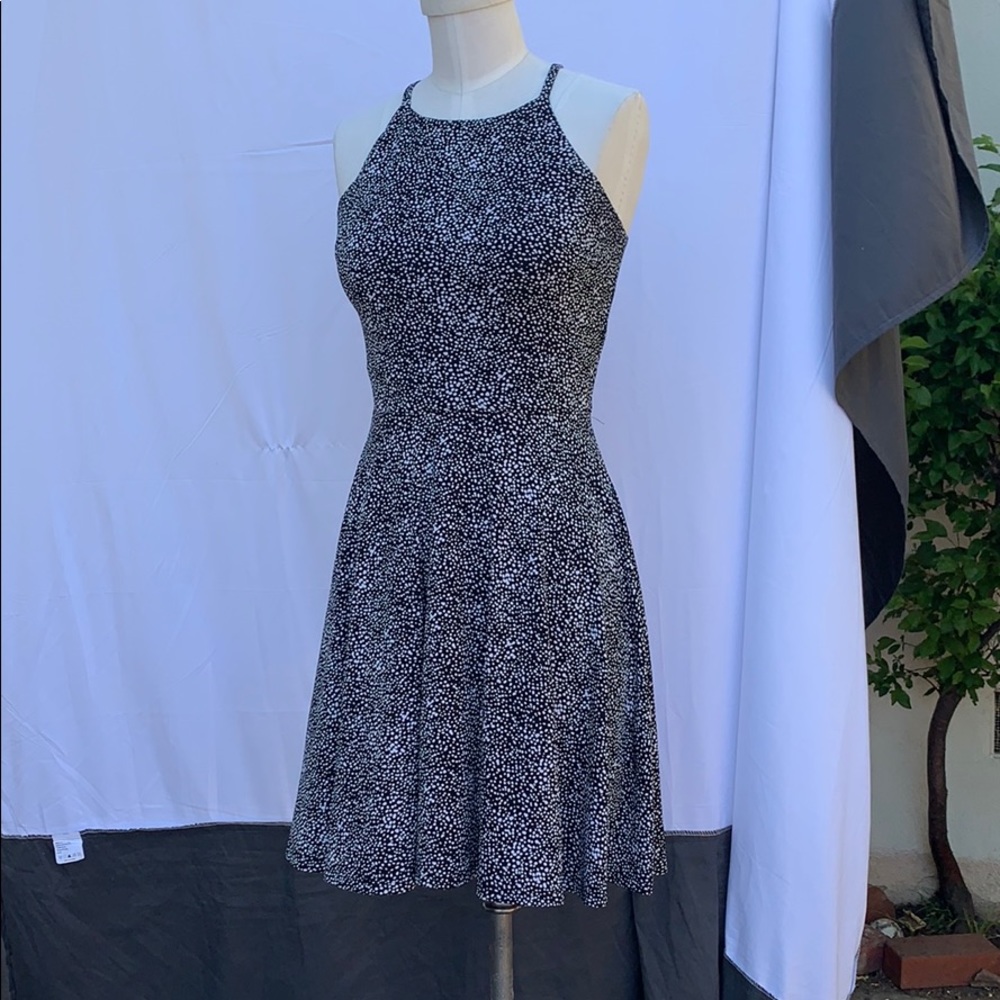 AQUA Flounce Dress